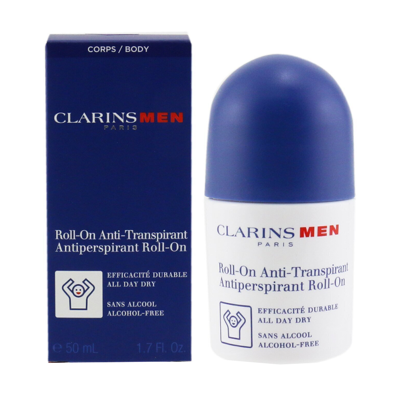JIAOYUNSHI Мужской роликовый антиперспирант для устранения запаха 50мл CLARINS, Men's antiperspirant roller 50ml — фото 2