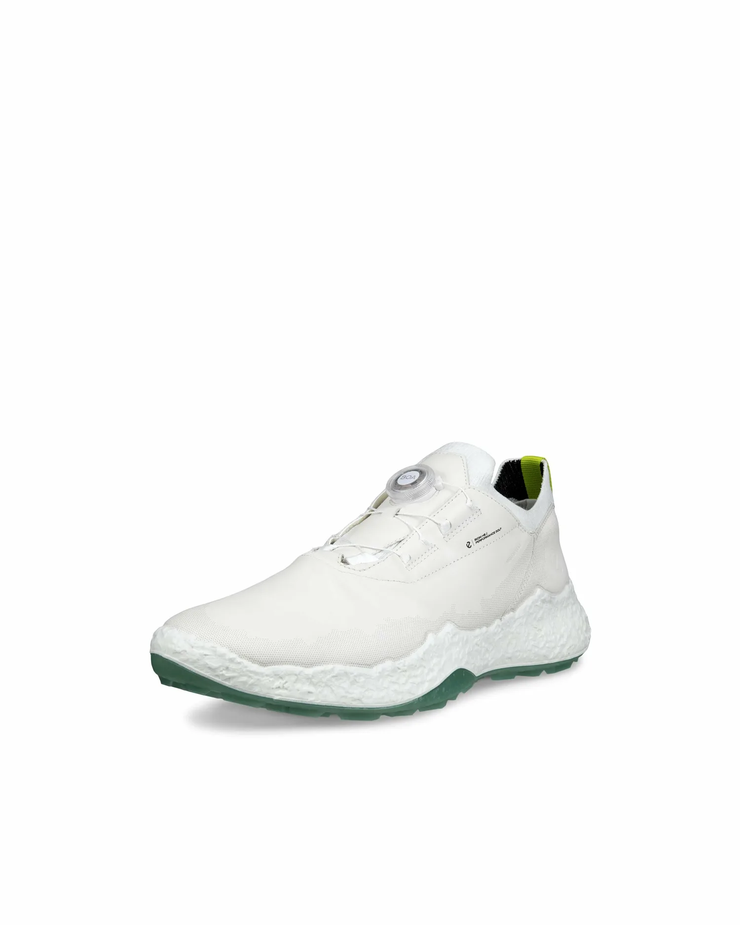 Мужские водонепроницаемые гольф-туфли ECCO Golf Biome H5 из натуральной кожи, WHITE