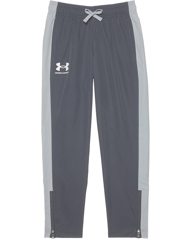 

Брюки Under Armour Kids Sportstyle Woven Pants, цвет Castlerock/Mod Gray/White