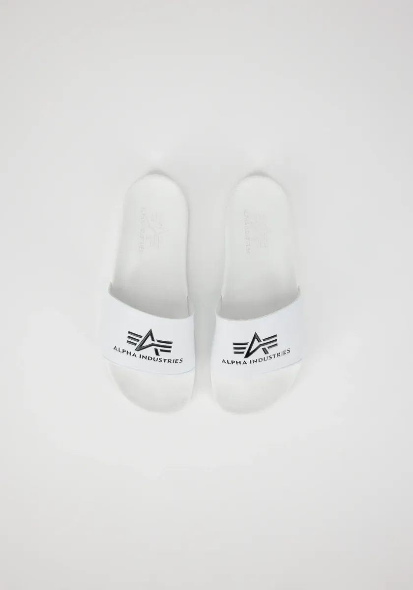 Обувь для купания Alpha Industries "Аксессуары Alpha Industries - Пляжная одежда Alpha Slider", белый — фото 2