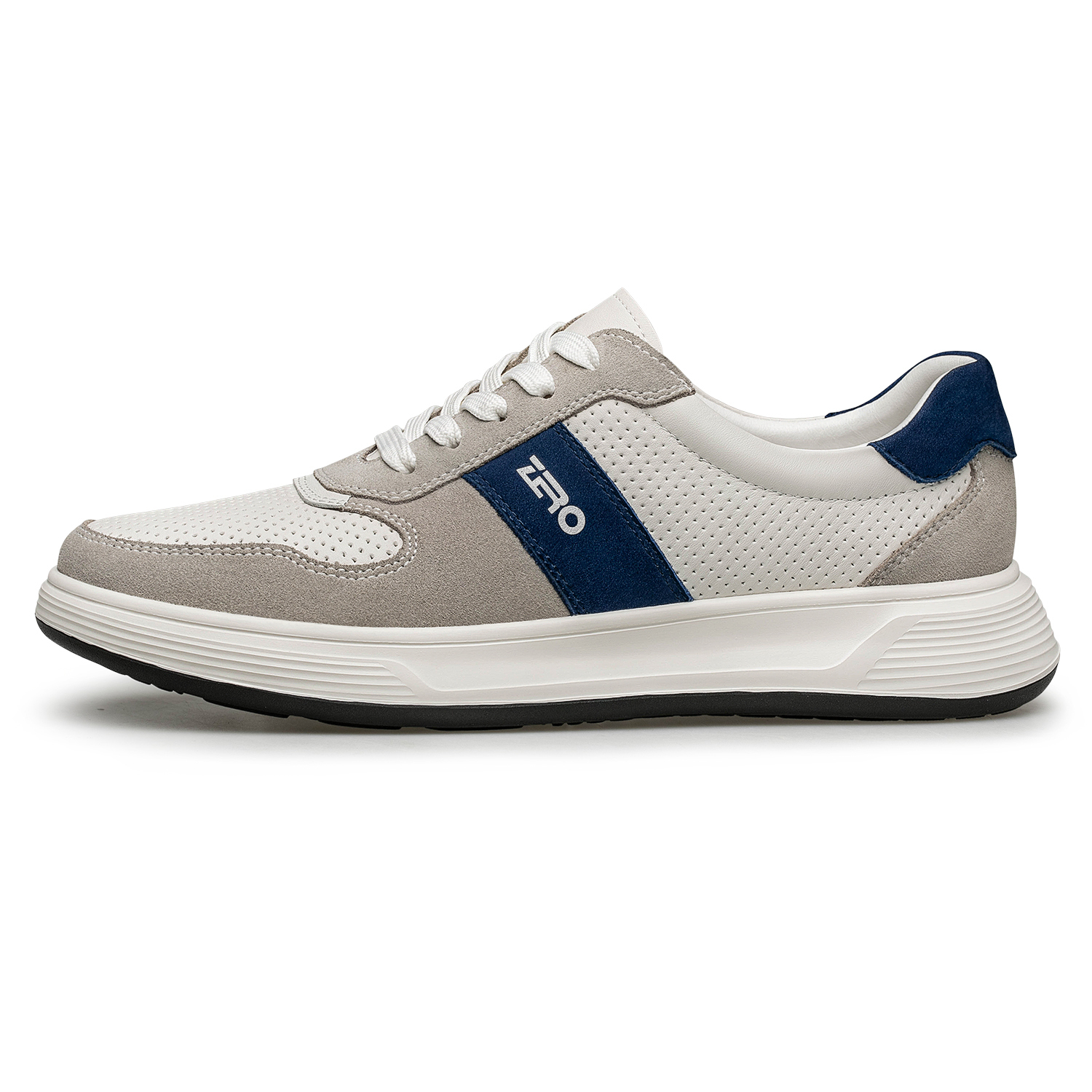 

ZRO Мужские повседневные кроссовки низкие бело-голубые, цвет White Blue