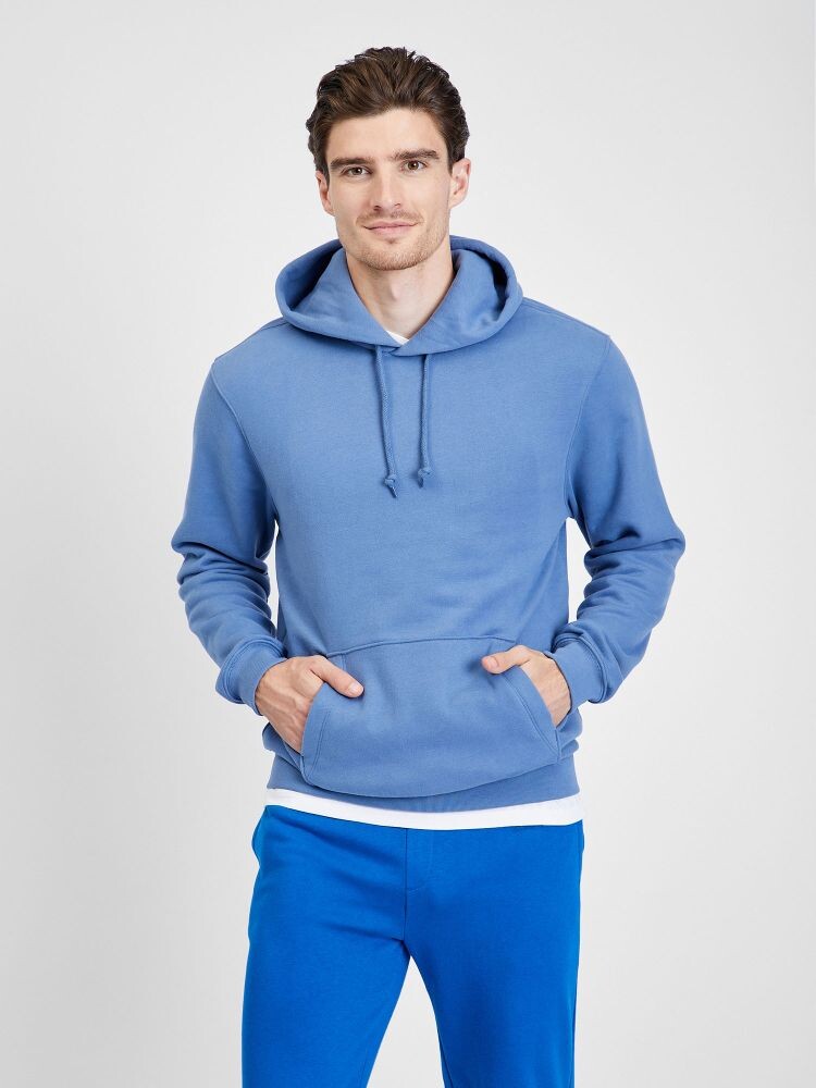 

Винтажная мягкая толстовка с капюшоном Gap, синий