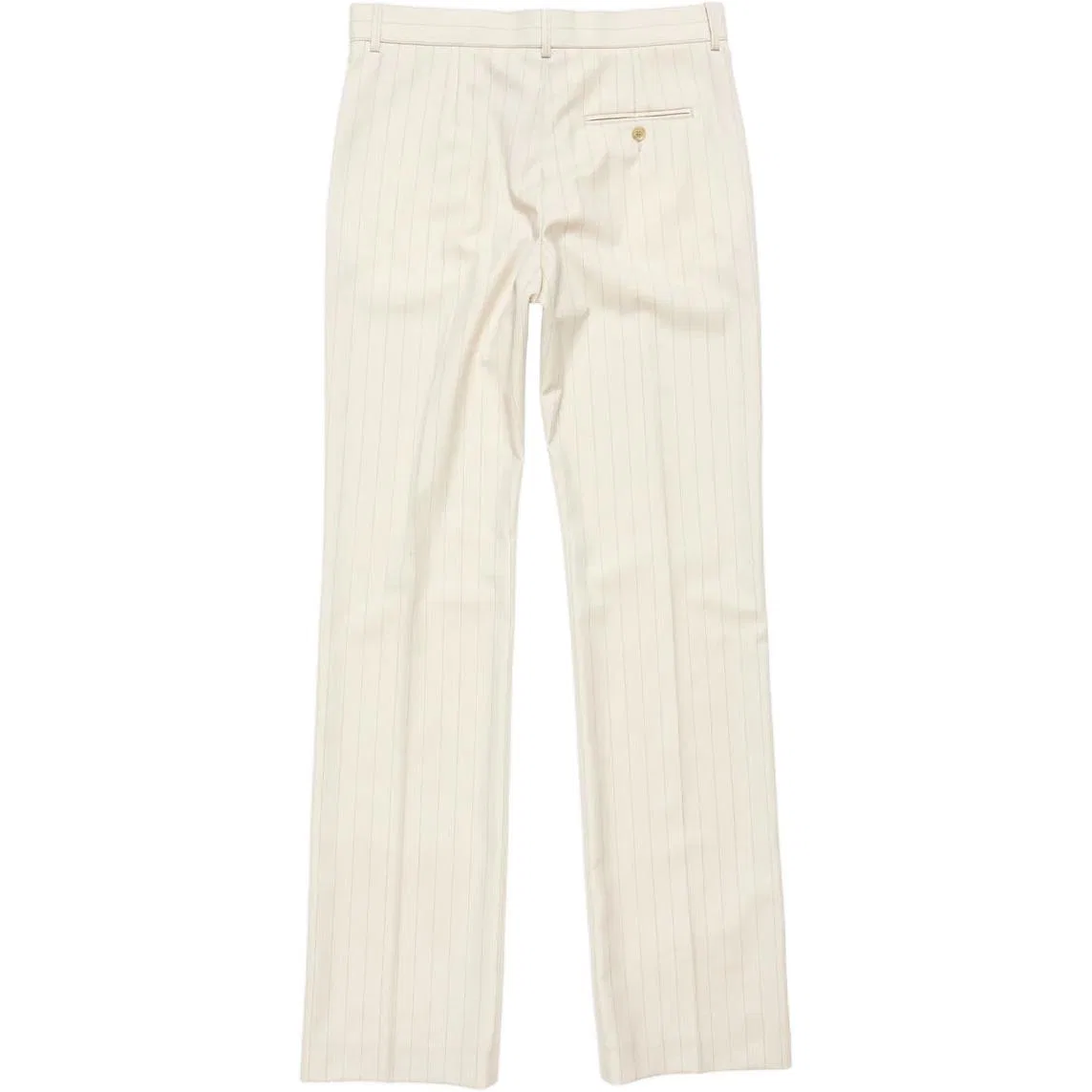 Брюки wool pinstripe Acne Studios, Ecru — фото 3