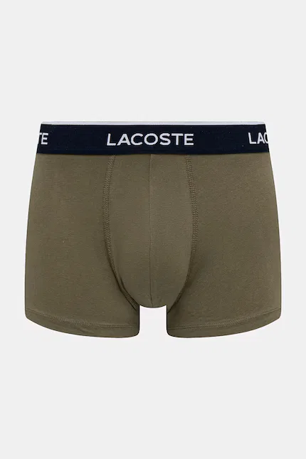 Боксеры мужские хлопковые 3 шт Lacoste, синий — фото 4