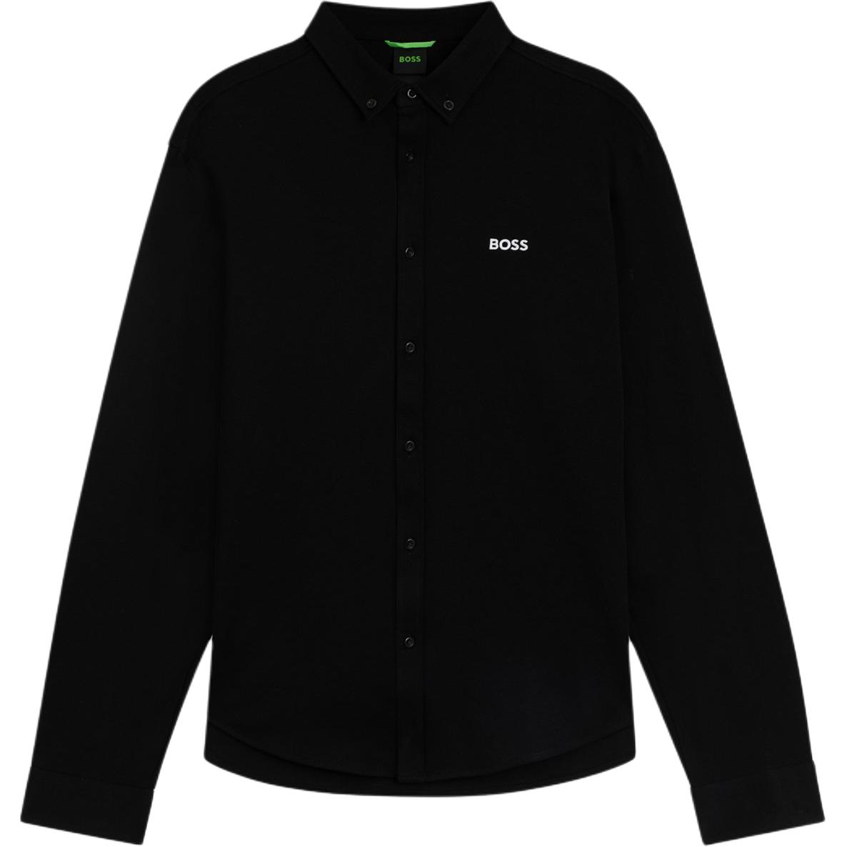 

HUGO BOSS Мужская черная рубашка