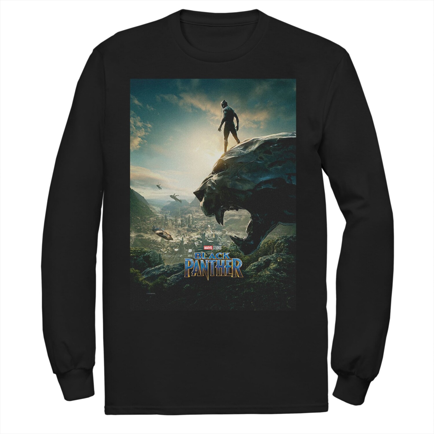 

Мужская футболка Marvel Black Panther Cliff Licensed Character