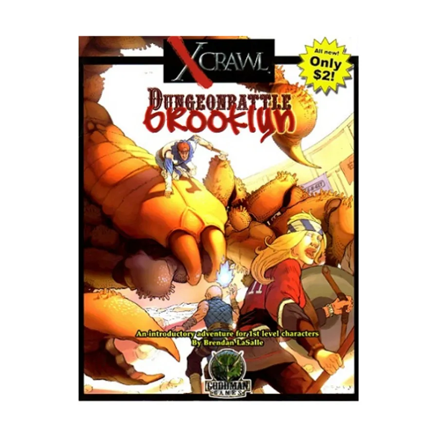 

Модуль Dungeonbattle Brooklyn ($2 Edition), XCrawl (Goodman Games) (d20)