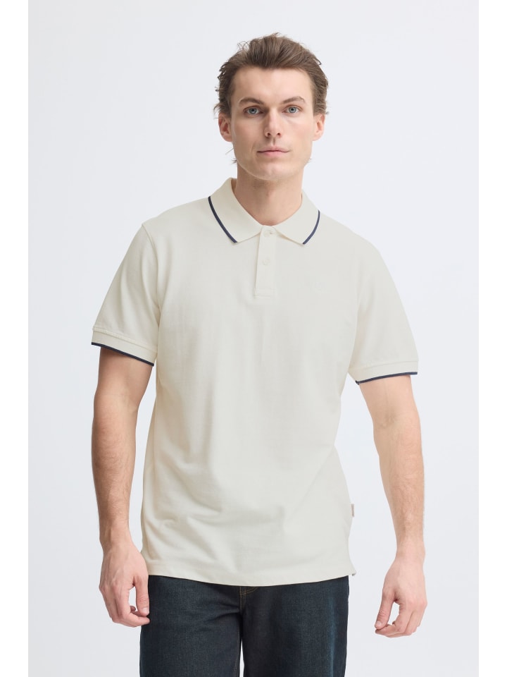 

BLEND Белая рубашка-поло BHEdin, Белый, BLEND Белая рубашка-поло BHEdin