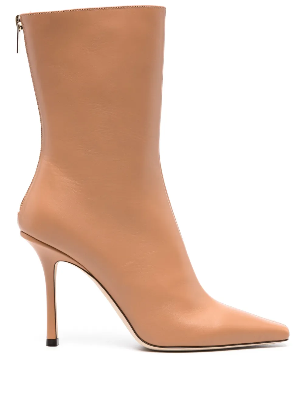 Ботильоны Agathe 100 с заостренным носком JIMMY CHOO, нейтральный