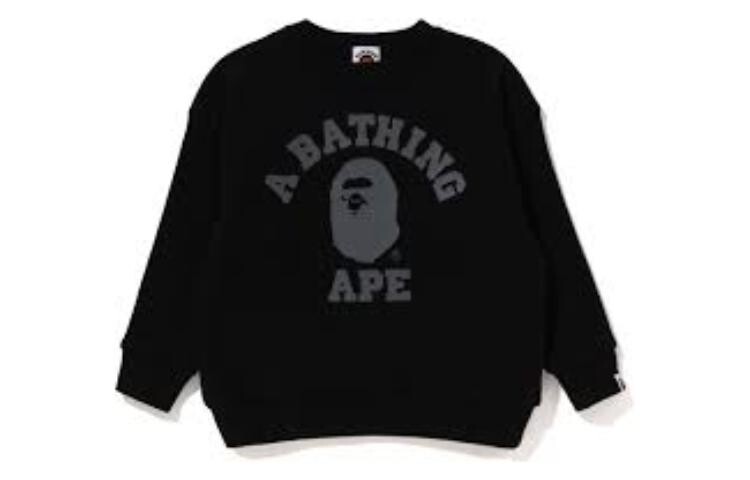 Детская толстовка A Bathing Ape, черный