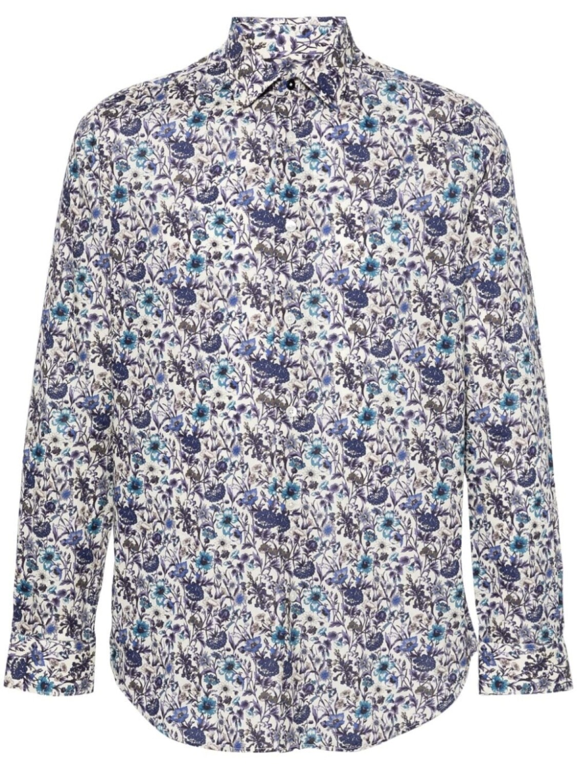

Paul Smith рубашка с цветочным принтом, белый