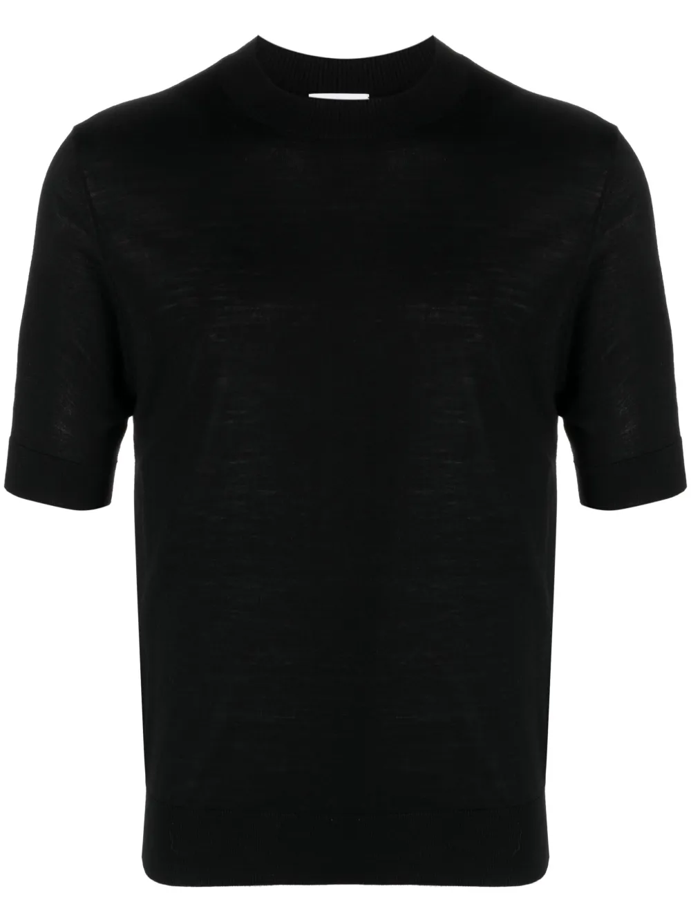 

Шерстяная футболка тонкой вязки Ballantyne, черный