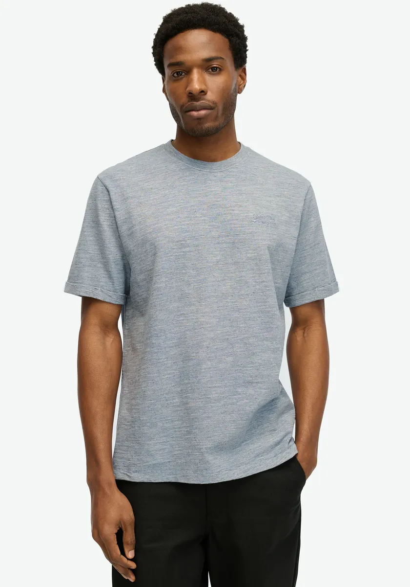 

Рубашка с круглым вырезом Superdry "OD SLUB MARL T SHIRT", синий