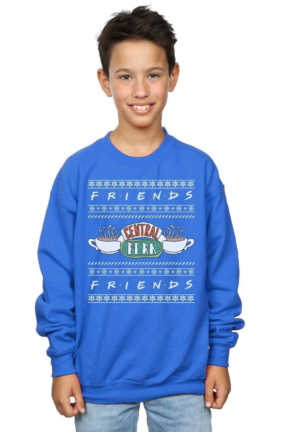 

Толстовка Fair Isle Central Perk Friends, синий