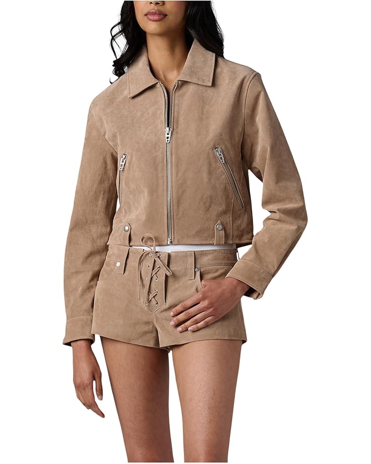 

Женская куртка Blank NYC Latte Frappe из натуральной замши, Beige