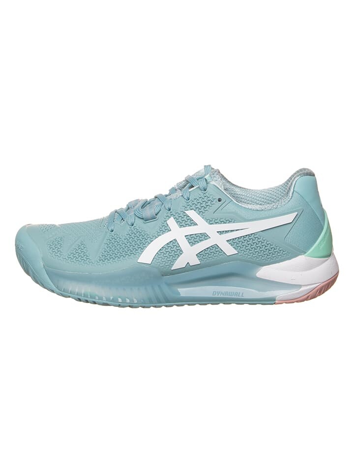 

Кроссовки asics Tennisschuhe Resolution 8, голубой, Синий, Кроссовки asics Tennisschuhe Resolution 8, голубой