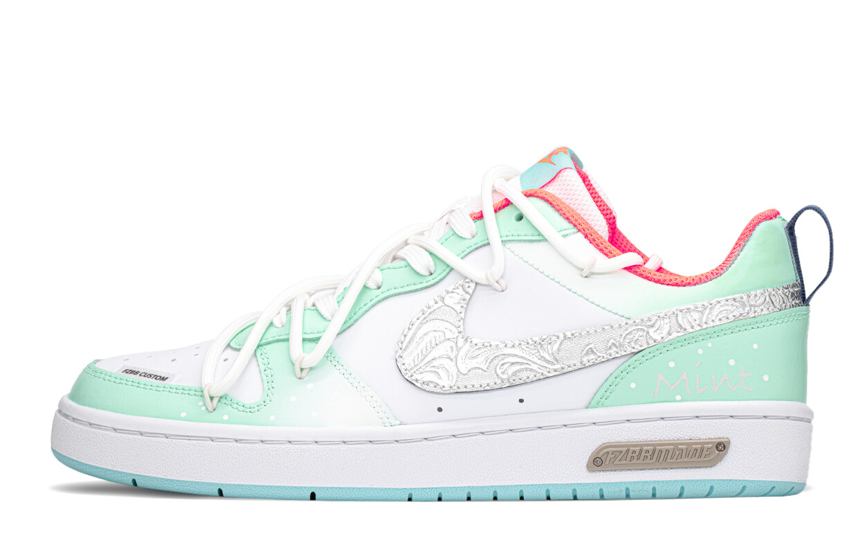 

Кроссовки Nike Court Borough Skateboard Shoes Women's Low-Top White/Green, Зеленый, Кроссовки Nike Court Borough Skateboard Shoes Women's Low-Top White/Green