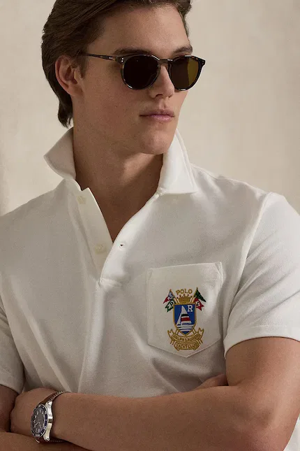 Поло из хлопка Polo Polo Ralph Lauren, белый — фото 4