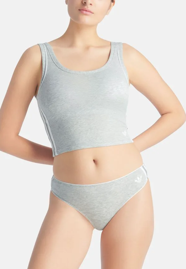 Укороченная майка Adidas Originals, Heather Grey
