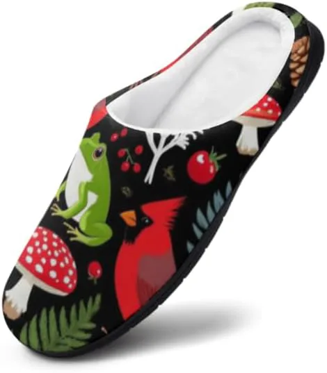 

Мужские тапочки с ультрамягкой пенной стелькой, уютные теплые домашние хлопковые тапочки для использования дома и на улице, зимние спальневые туфли для мужчин Meaudiwes