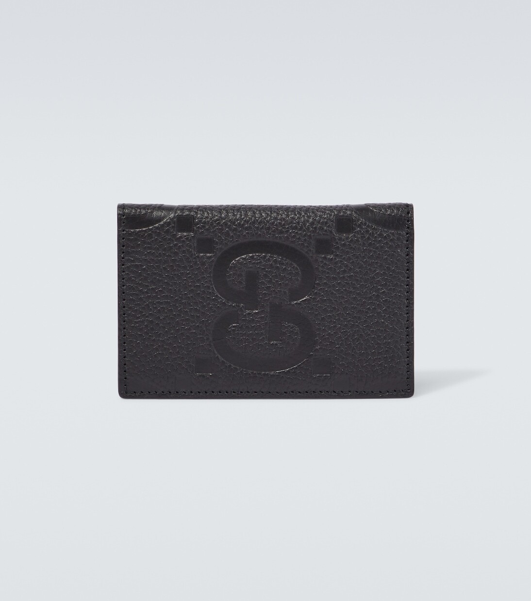 

Кожаная визитница jumbo gg Gucci, черный
