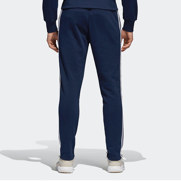 Спортивные штаны adidas 2019 Ess 3S S Pnt Ft Knit Long Pants Dark Blue, синий — фото 4