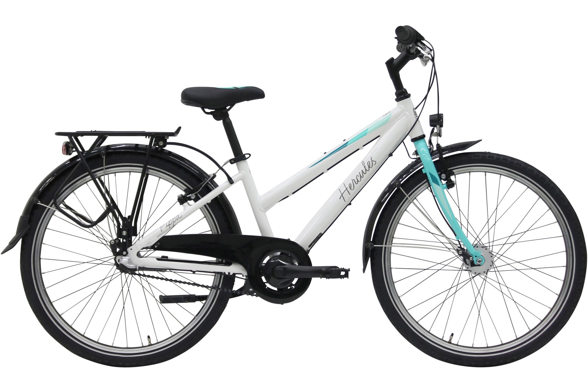 

Велосипед для подростков Hercules Pippa r7 - 26 дюймов - trapez - 2026, weiß | white glossy