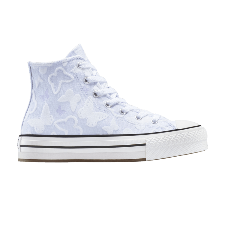 

Кроссовки Chuck Taylor All Star EVA Lift Platform High GS 'Butterfly', фиолетовый