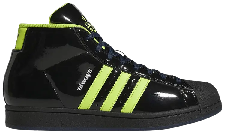 

Кроссовки adidas Always Do What You Should Do x Pro Model ADV 'Black Semi Solar Slime', черный