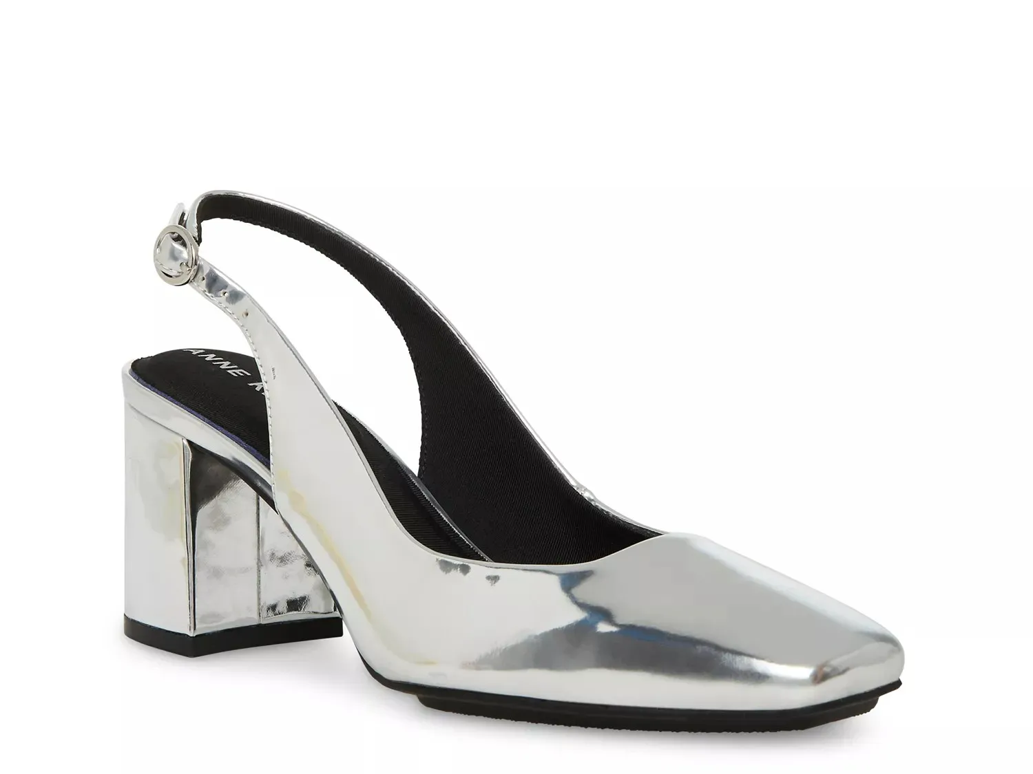 Туфли-лодочки Anne Klein Livy Pump, серебристый металлик, синтетические
