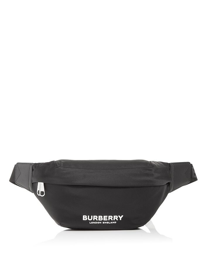 

Нейлоновая поясная сумка Burberry Sonny среднего размера, черный