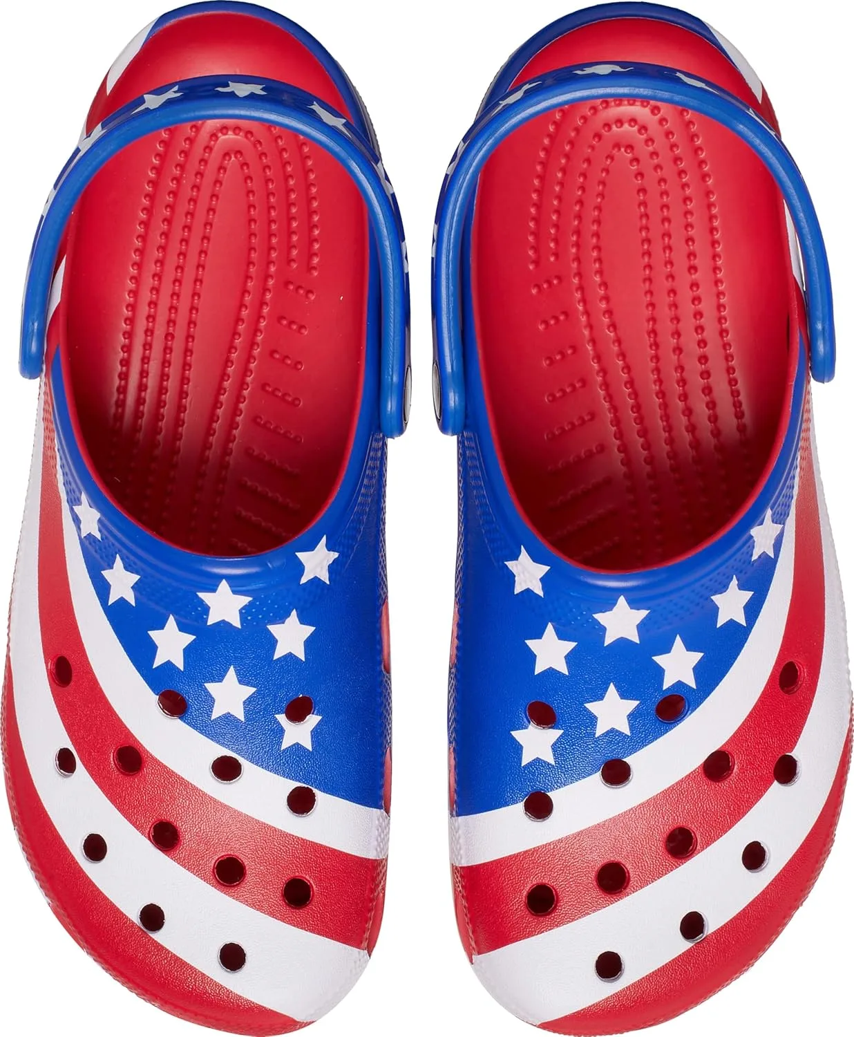 Сабо Crocs Classic American Flag, мультиколор — фото 4