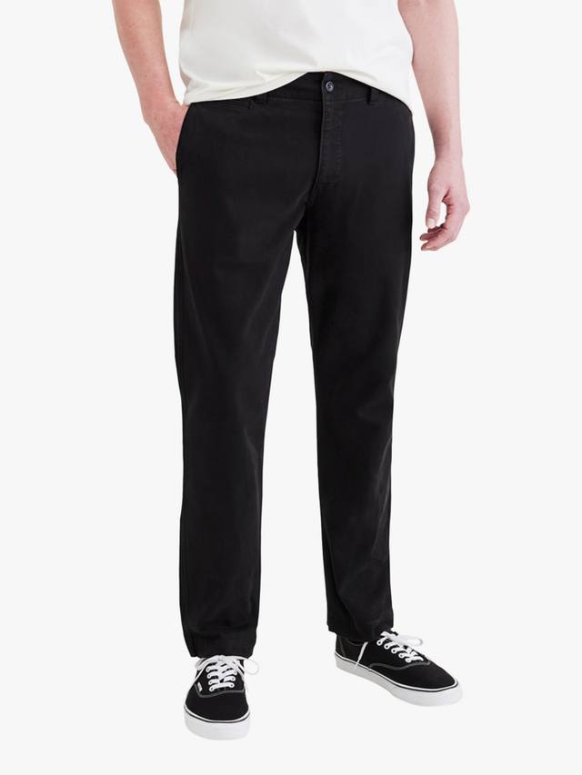 

Брюки-чиносы alpha slim fit Dockers, черный