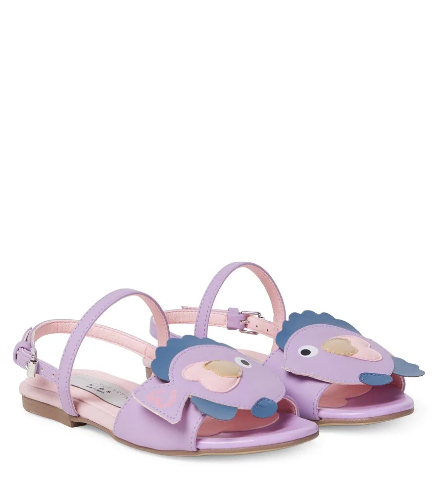 Рыбьи сандалии Stella McCartney Kids, фиолетовый