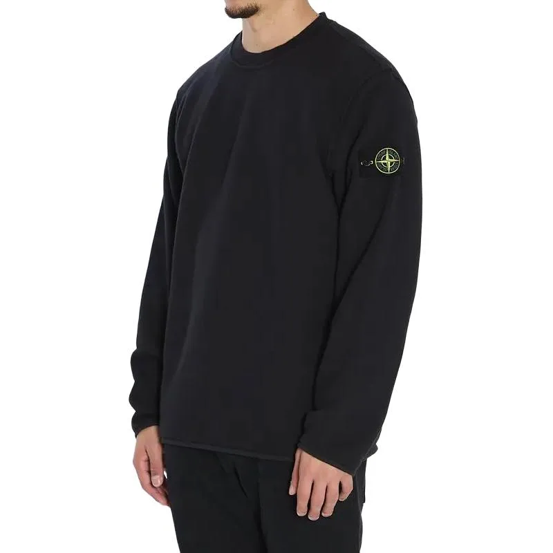 Толстовка с длинным рукавом STONE ISLAND, черный — фото 4