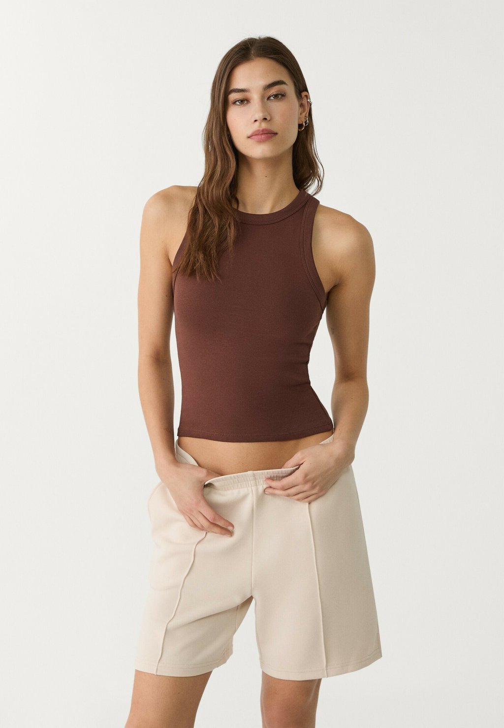 

Шорты BERMUDA - Tracksuit bottoms Stradivarius, цвет Stone