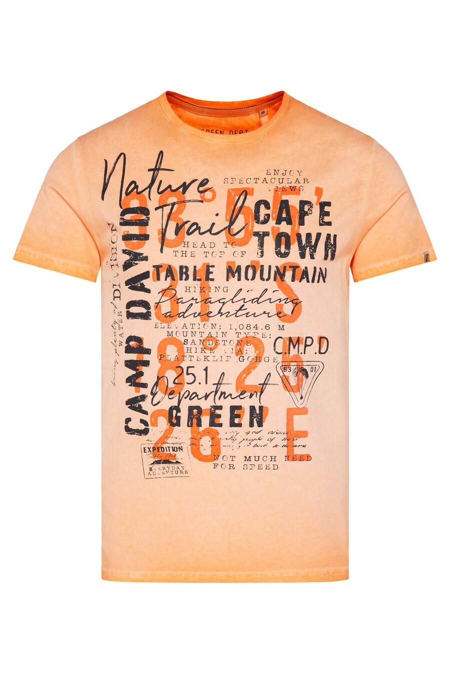 

Классическая футболка CAMP DAVID Shirt, цвет orange/light orange