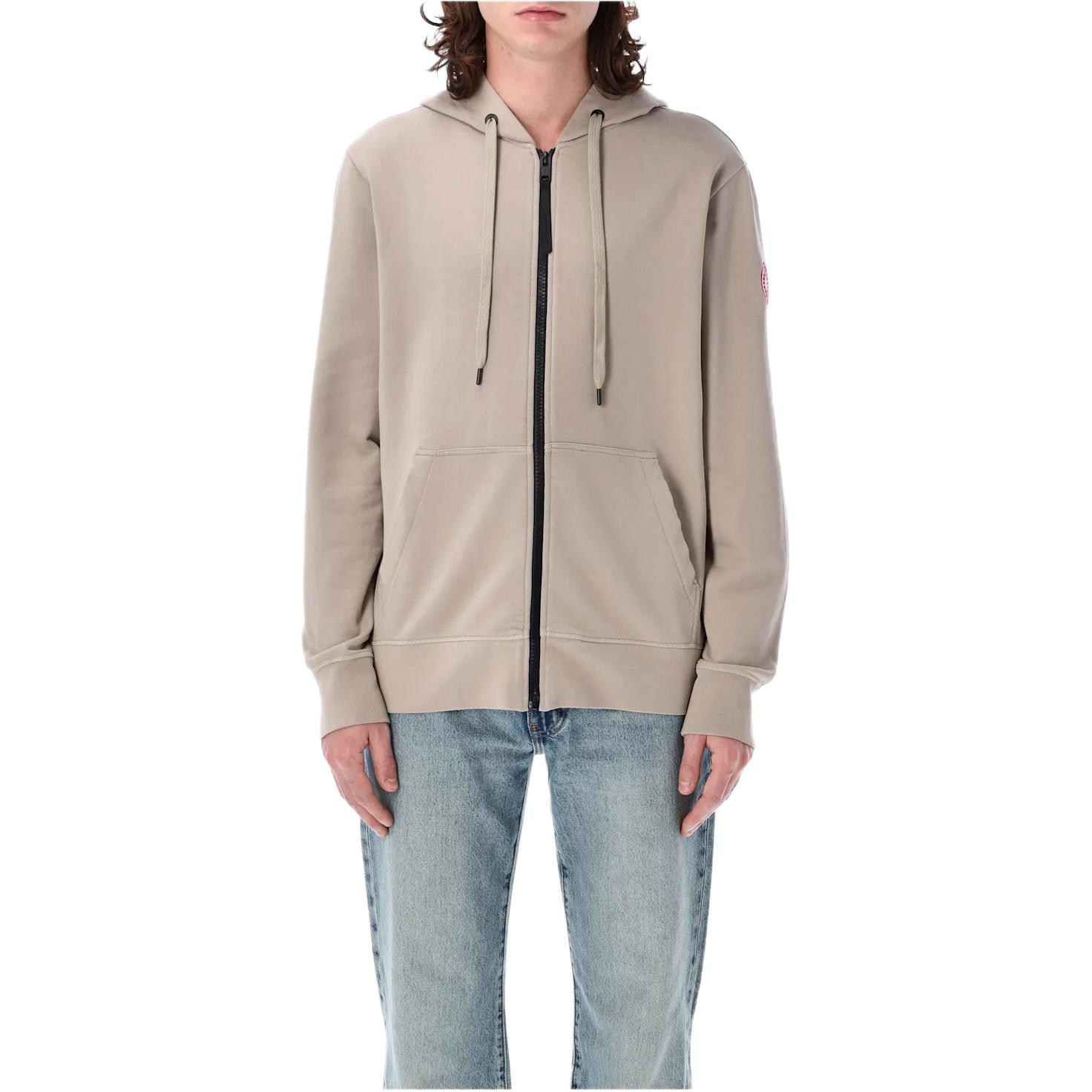 

Худи с длинными рукавами и молнией huron Canada Goose, серо-бежевый