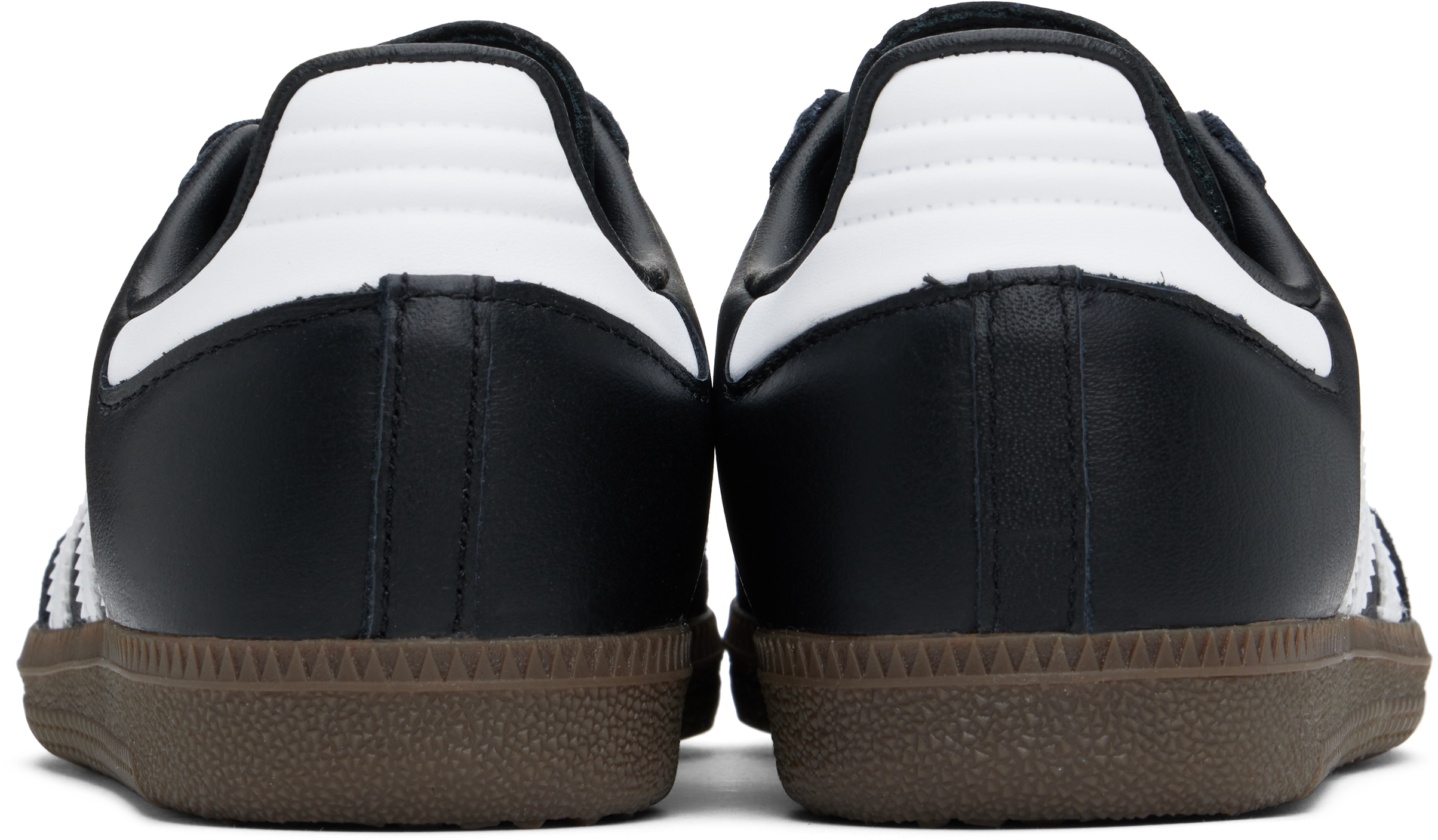 Черные кроссовки Samba OG Adidas Originals, Core black/Cloud white/Clear granite — фото 2