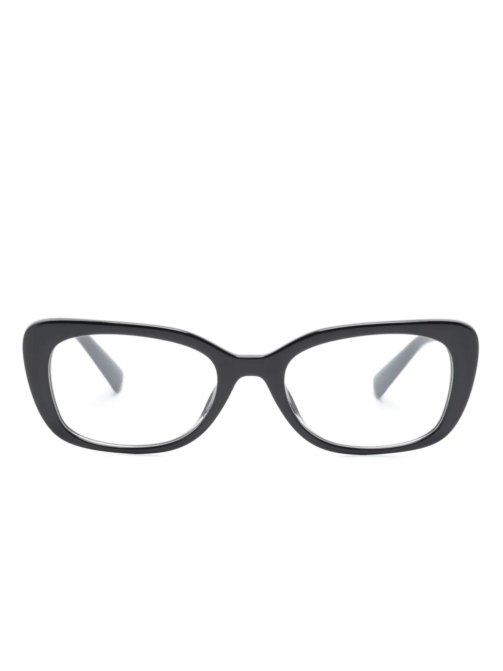 

Очки в прямоугольной оправе с логотипом Miu Miu Eyewear, черный