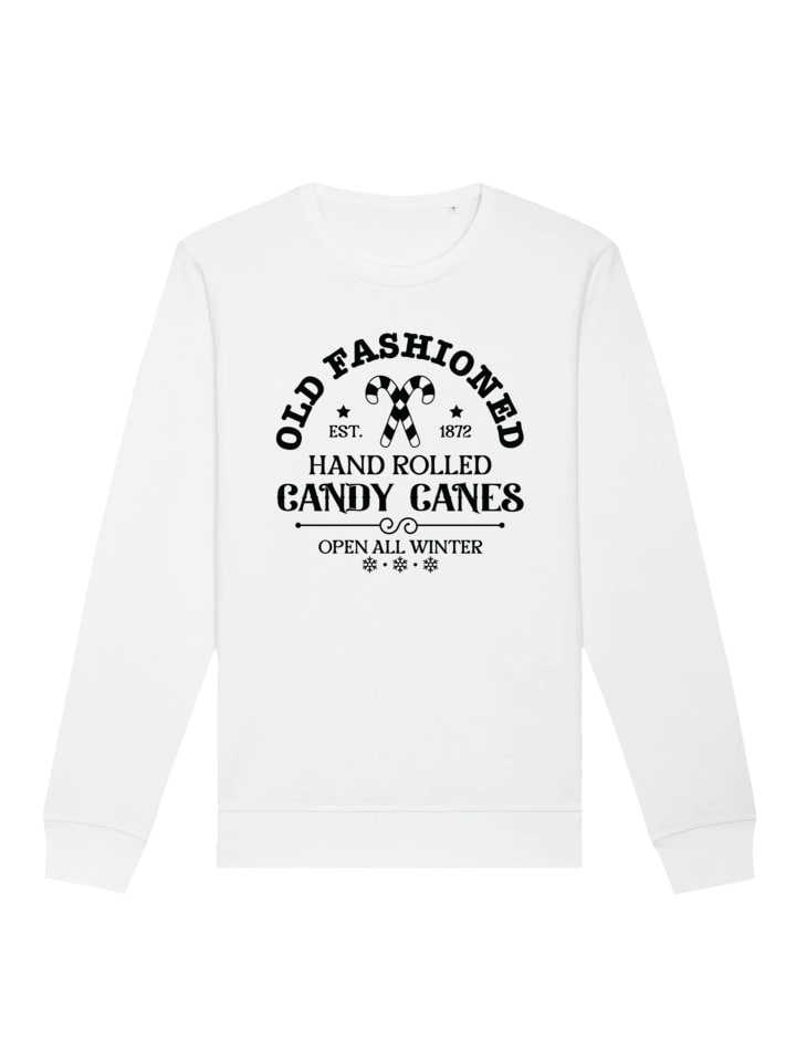 

Толстовка F4NT4STIC Sweatshirt Weihnachten Cany Canes Retro Sign, белый