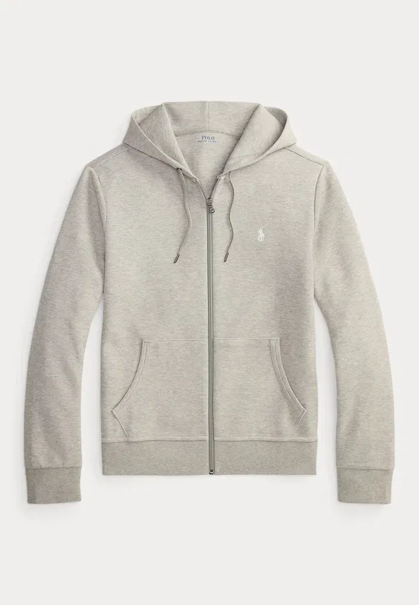 Толстовка на молнии Double Knit Full Zip, Polo Ralph Lauren, тёмный спортивный хизер — фото 4