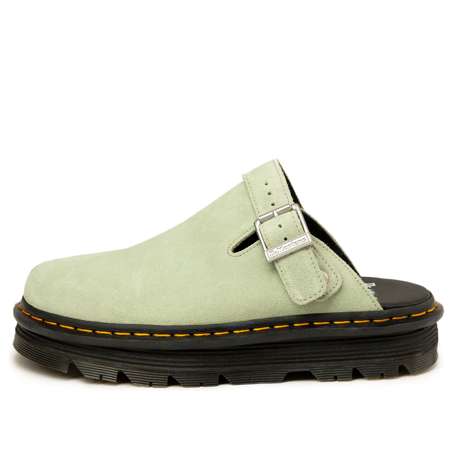 

Сандалии Dr. Martens Zebzag Suede Casual Slingback Platform Mules 'Sage Green', зеленый