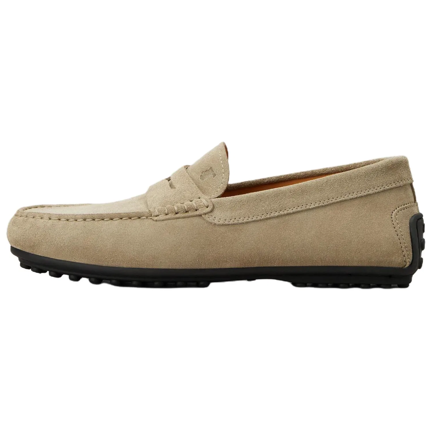 Лоферы Gommino Driving Shoes TOD'S бежевые