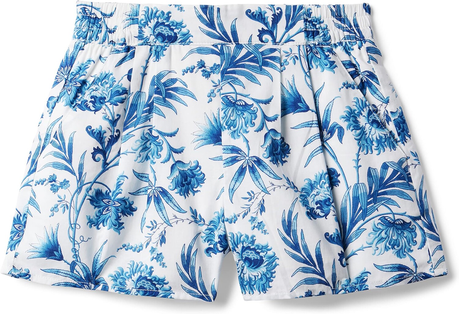 

Шорты Janie and Jack Floral Ruffle Shorts, синий