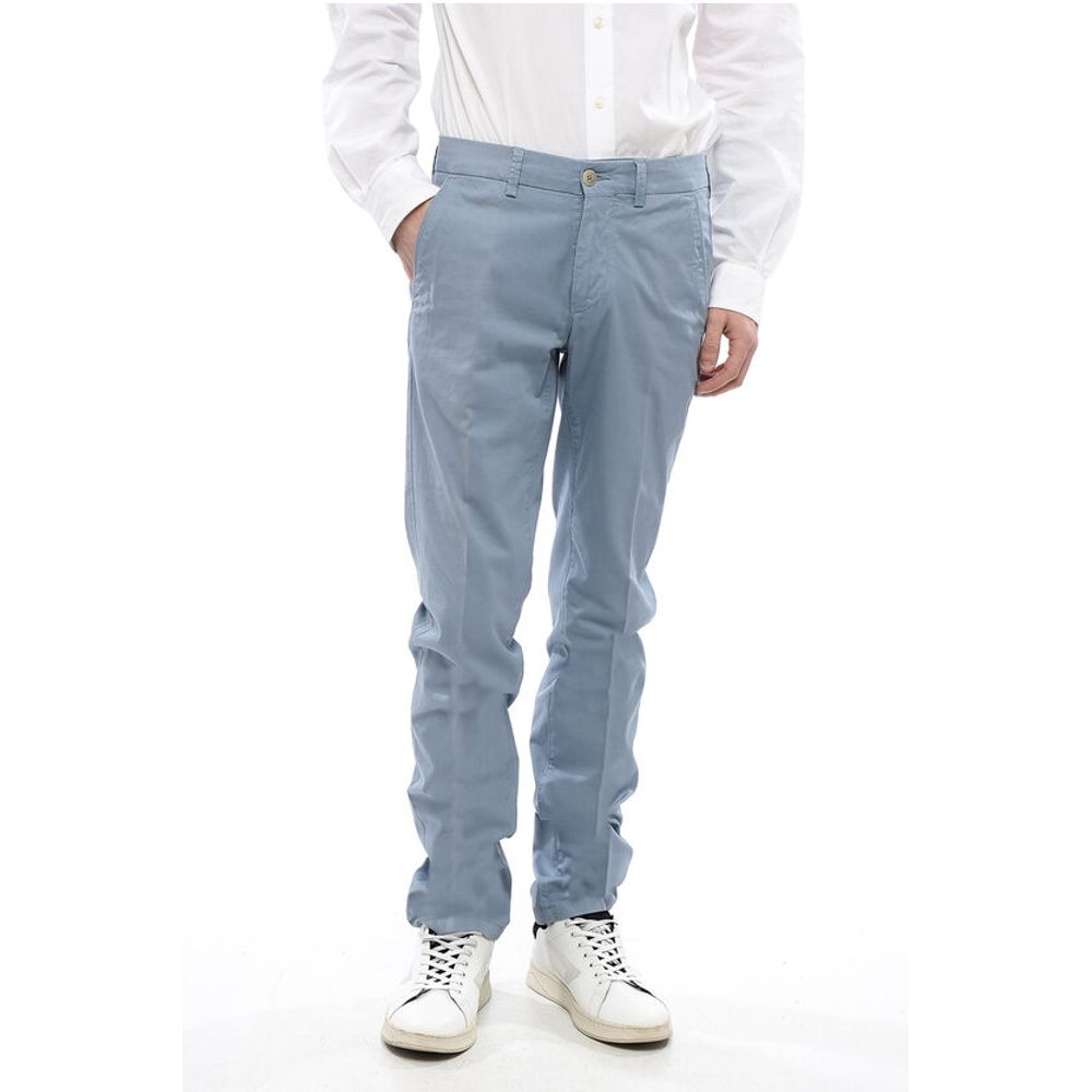 

ID Полосатые брюки чинос Corneliani, Light Blue