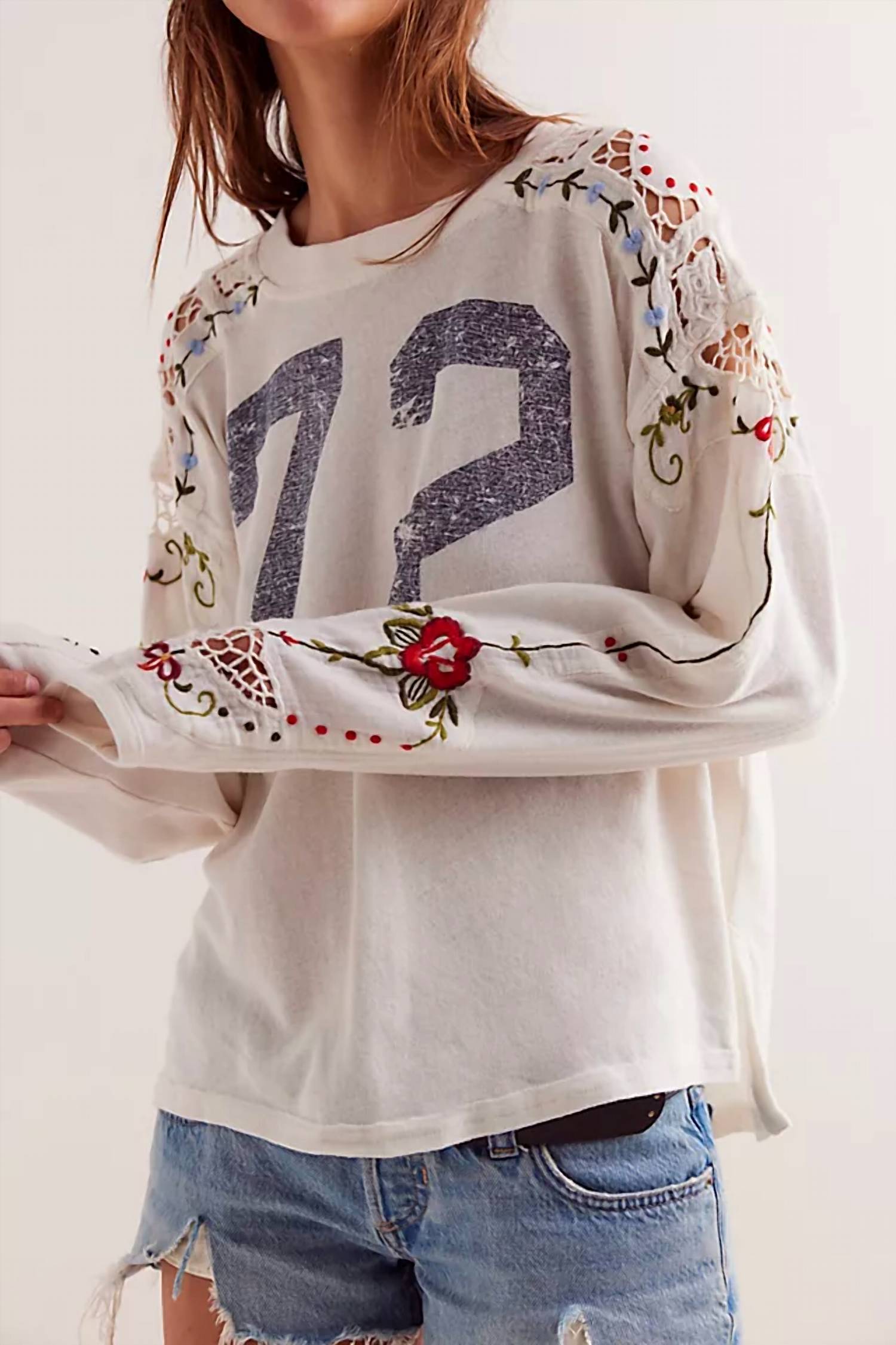 

Футболка Лилит в тофу Free People, цвет tofu