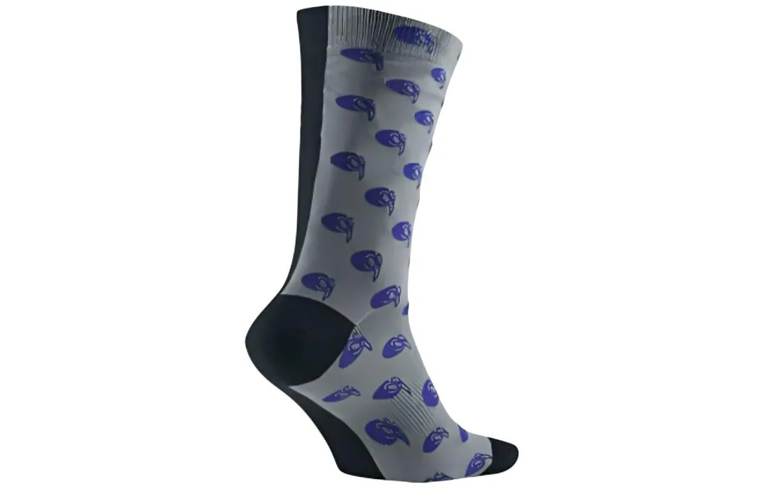 Jordan Мужские баскетбольные носки 1 упаковка Black Gray — фото 4