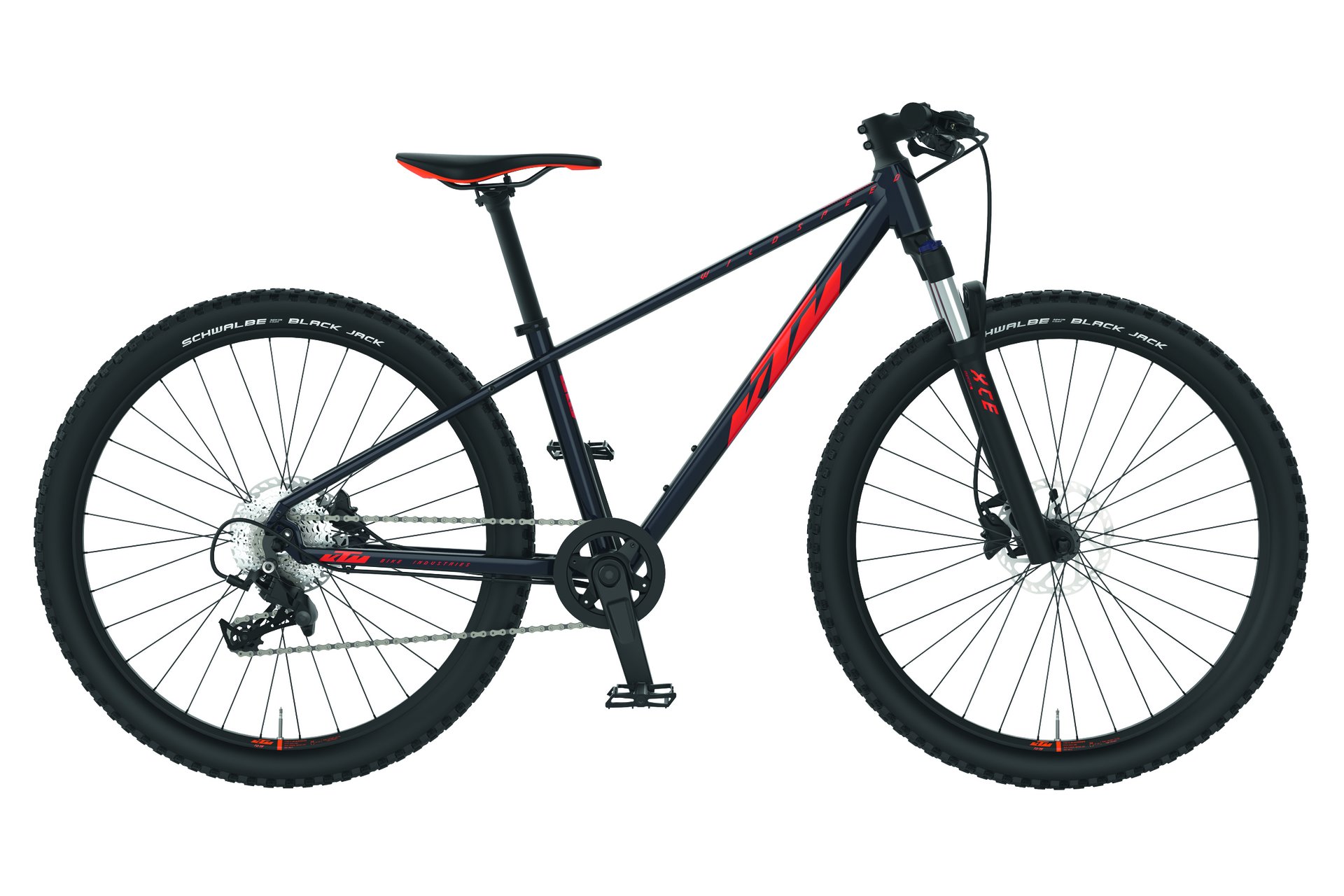 

Горный велосипед KTM Wild Speed Disc 26 - 26 дюймов - Diamant - 2023, цвет Schwarz|metallic black (fire orange)