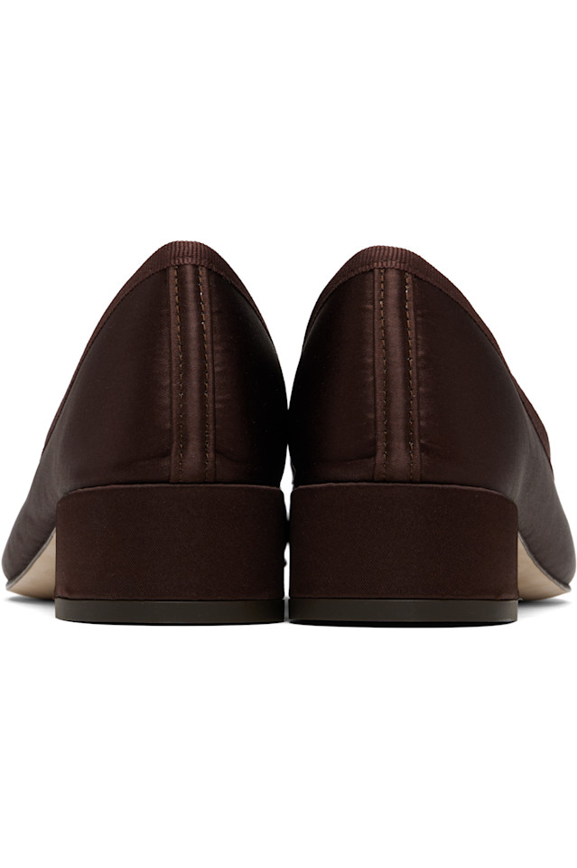 эксклюзивные коричневые туфли Camille от Ssense Repetto, цвет deep mocha — фото 2